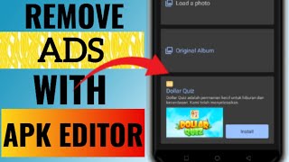 How to remove ADS! with apk Editor pro | remove google ads #apkeditorpro