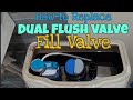 Step by step kung PANO mag Replace ng DUAL FLUSH VALVE at FILL VALVE @LeonSilvaVlog