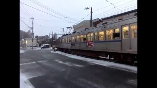 熊本電気鉄道藤崎線の名所黒髪町－藤崎宮前間の併用軌道