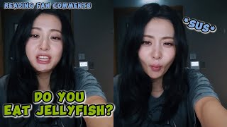 YUNJIN had an unexpected response when FEARNOTs asked her this about JELLYFISH 😱😳🪼