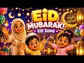 Eid Mubarak Song for Kids 🌙 | Islamic Kids Nasheed | Vocal Only
