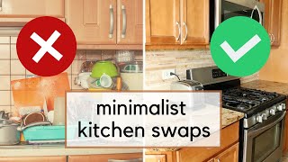 6 Minimalist Kitchen Swaps to Simplify Your Kitchen and Cooking | Clutter Free January Series