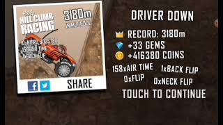 Hill Climb Racing: All New Records ( 10 Minutes Extended )