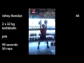 johny benidze 2x32 kg kettlebells jerk 50 reps in 90 seconds sprint