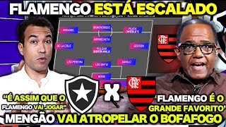 FLAMENGO ESTÁ ESCALADO | FILIPE LUÍS FEZ NOVA MUDANÇA no FLAMENGO | FLAMENGO X BOTAFOGO