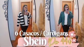 Comprei 6 Casacos / Cardigans da Shein por 44€