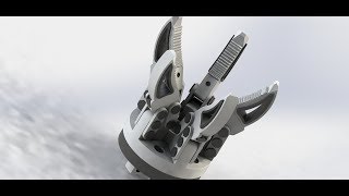 315. 5-jaw Robotic Gripper || Robotic hand and arm || Free download 3D models