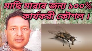 মাছি মারার জন্য ১০০% কার্যকরী কৌশল || How To Kill House Fly.