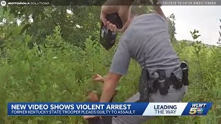 Kentucky trooper pleads guilty to assaulting suspect; body cam shows violent arrest