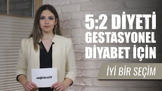 Sağlık Gündemi I 5:2 Diyeti Gestasyonel Diyabet İçin İyi Bir Seçim