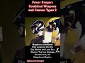 Power Rangers combined weapons and cannons 2 #powerrangers