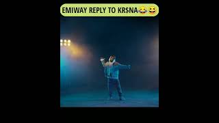 😂Emiway Reply To KR$NA / emiway vs krsna #shorts #emiwaybantai #krsna