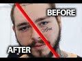 Rappers Without Tattoos! (Post Malone, Lil Pump, lil peep...)