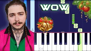 Post Malone - "Wow." Piano Tutorial EASY (Piano Cover)