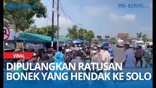 Dipulangkan Ratusan Bonek Yang Hendak Ke Solo