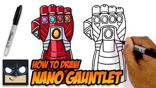 How to Draw Nano Gauntlet | The Avengers