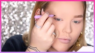 HOW TO FAKE FULL FLUFFY BROWS!! OMG! | NikkieTutorials