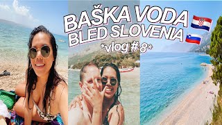 BEAUTIFUL BEACH OF BAŠKA VODA CROATIA/Side trip to Bled Slovenia