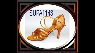 SUPA1143・高いヒールなのに安定しているラテンシューズ・英国製社交ダンスシューズ