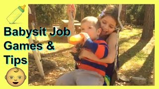 Babysitting Job Games and Tips for Babysitting