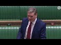 starmer accuses johnson government of bullying wasting money and leaks