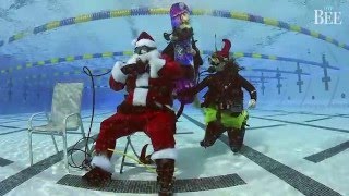 Underwater Santa