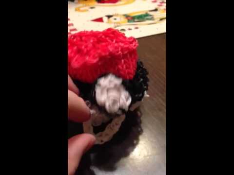 Rainbow loom workable pokeball Rainbow loom workable pokeball