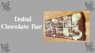 Dubai Chocolate Bar - Pistachio Chocolate Bar - Viral Dubai Chocolate Bar