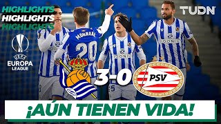Highlights | Real Sociedad 3-0 PSV | UEFA Europa League 21/22 - J6 | TUDN