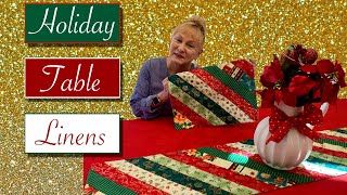 Holiday Table Linen Ideas | The Sewing Room Channel