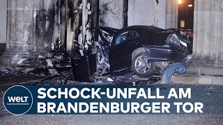TÖDLICHER UNFALL: Mann kracht mit Vollgas gegen das Brandenburger Tor
