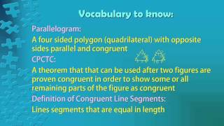 3D Day 1 - Prove and Apply Theorems about Parallelograms