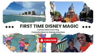 Travel Vlog: Summer Adventures: Clearwater Beach & Our First Disney Trip! ☀️🏰