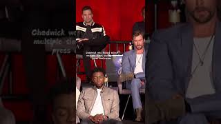 Chadwick fall asleep during conference.🥺🥺 This is heartbreaking💔 #shorts #chadwick