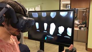 VR software created by Ben Engel to study Tooth Morphology (4/3/19) - Video by Ken Thorell