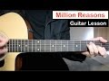 Million Reasons - Lady Gaga | Guitar Lesson (Tutorial) Easy Chords
