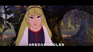 0ARCHIVES - Eilonwy And Taran Argue - (The Black Cauldron)