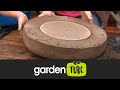 DIY: Making a concrete water feature with tyres