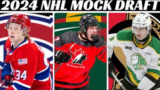 2024 NHL Draft Lottery Simulation - 2024 NHL Mock Draft (Top10)