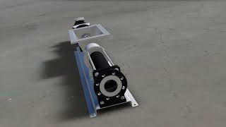 DH Diamond Series Progressive Cavity Pump with Hopper and Auger Feed Screw Overview
