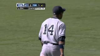 2012/09/29 Granderson's running grab