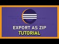 Eclipse - How To Export Project as ZIP