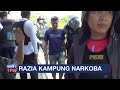 polisi tangkap 5 terduga pelaku narkoba saat razia kampung narkoba di palangkaraya kaltim