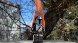 Burning (fake) LEGO