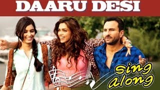 Daaru Desi (Karaoke) | Cocktail | Saif Ai Khan, Deepika Padukone & Diana Penty