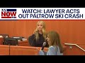 Gwyneth Paltrow trial: Lawyer acts out ski crash in court in front of actress | LiveNOW from FOX