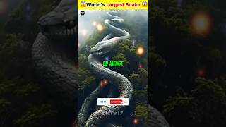 World’s Largest Snake Found In India 😱 #shorts #facts #amazingfacts #snake