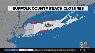 Dozens of beaches closed on Long Island