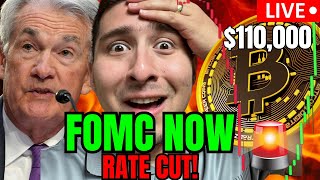 FOMC RATE CUT NEWS LIVE!🔴XRP, HBAR, BITCOIN, CRO DUMPS?!