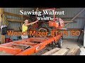 Sawing Walnut Lumber with the Wood Mizer LT15 GO